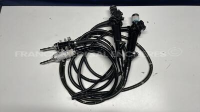 Lot of 1x Olyumpus Gastroscope GIF-XQ20 and 1x Olympus Colonoscope CF-10l - Untested