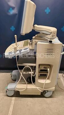 Hitachi Ultrasound EUB-7500 Plateforme Hi-Vision -w/ EUP-53W probe - Mitsubishi printer P91 (Powers up) - 2