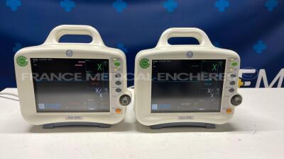 Lot of 2x GE Patient Monitors Dash 3000 - YOM 2011 and 2012 (Both power up)