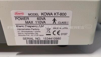 Kowa Tonometer KT-800 (Powers up) - 6