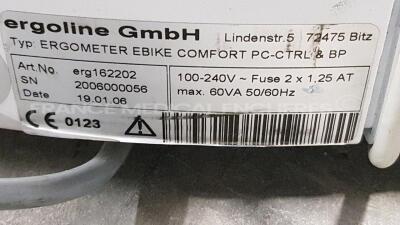 GE Ergometer Ebike Comfort PC-CTRL & BP - YOM 2006 (Powers up) - 10