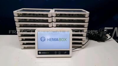 Lot of 17x Advantech Monitors HemaBox UTC-W101 (All power up)