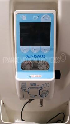 Lot of 2 x Air Liquide Gaz Carts Opti Kinox (Both have no power) - 4