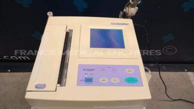 Fukuda Denshi ECG Cardimax FX-7402 with ECG leads (Power up) - 2