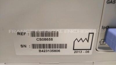 Oridion Capnography Monitor Microstream Capnostream 20 - S/W 5.81 - YOM 2013 - w/ spo2 sensors (Powers up) - 8