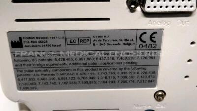 Oridion Capnography Monitor Microstream Capnostream 20 - S/W 5.81 - YOM 2013 - w/ spo2 sensors (Powers up) - 10