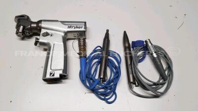 1x Stryker Orthopedic Motors System 7 - Untested and 1x Alcon Phaco Phacoemulsifier Handpiece Infiniti Ozil and 1x Bauch and Lamb Phaco Phacoemulsifier Handpiece - 2