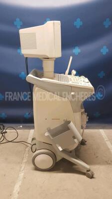 Medison Ultrasound 128 BW Prime SA6000 II w/ 2x Medison Probes EC4-9ES and C3-7ED (Powers up) - 2