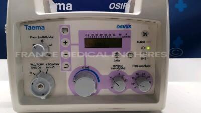 Taema Ventilator Osiris1 - S/W V1.020 - No power supply (Powers up) - 2