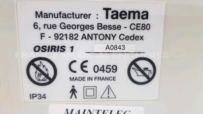 Lot of 2x Taema Ventilators Osiris1 - S/W V1.020 - No power supplies (Both power up) - 3