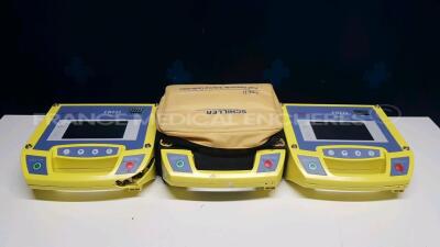 Lot of 3x Schiller Defibrillators FRED - Untested due to the missing power supplies