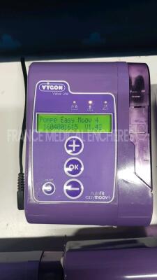 Lot of 9x Vygon Feeding Pumps Easy Moov 4+ - YOM 2010/2013/2015/2016 (All power up) and 1x Fisher and Paykel Nerve Stimulator Innervator NS252 (Powers up) - 4