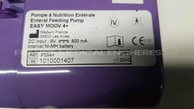 Lot of 9x Vygon Feeding Pumps Easy Moov 4+ - YOM 2010/2013/2015/2016 (All power up) and 1x Fisher and Paykel Nerve Stimulator Innervator NS252 (Powers up) - 17