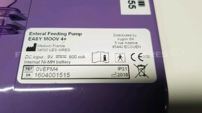 Lot of 9x Vygon Feeding Pumps Easy Moov 4+ - YOM 2010/2013/2015/2016 (All power up) and 1x Fisher and Paykel Nerve Stimulator Innervator NS252 (Powers up) - 20