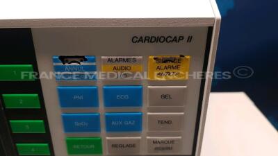 Lot of 5 x Datex Patient Monitors Cardiocap II (All power up) - 2
