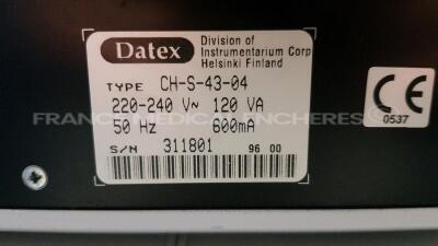 Lot of 5 x Datex Patient Monitors Cardiocap II (All power up) - 7