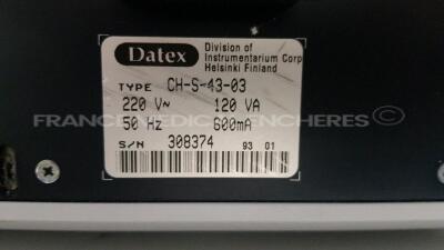 Lot of 5 x Datex Patient Monitors Cardiocap II (All power up) - 8