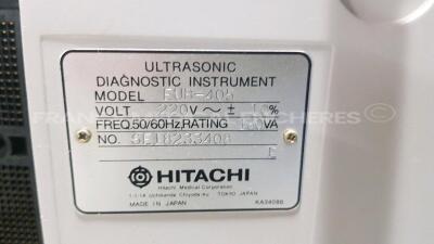 Hitachi Ultrasound EUB-405 (Powers up) - 12