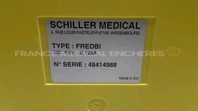 Lot of 2x Schiller Defibrillators FRED - Untested due to the missing power supplies - 4