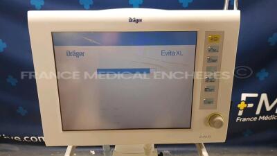 Drager Ventilator Evita XL - YOM 2011 - S/W 7.03 - Count 60724h (Powers up) - 2