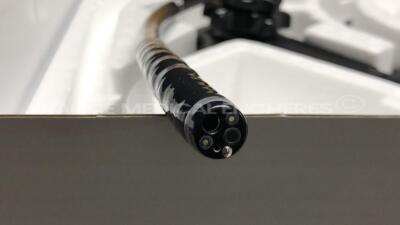 Olympus Colonoscope CF-Q165I Evis Exera 2 Engineer's report : Optical system no fault found ,Angulation no fault found , Insertion tube no fault found , Light transmission no fault found , Channels no fault found, Leak no leak Slight stain on image - 4