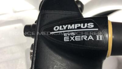 Olympus Colonoscope CF-Q165I Evis Exera 2 Engineer's report : Optical system no fault found ,Angulation no fault found , Insertion tube no fault found , Light transmission no fault found , Channels no fault found, Leak no leak Slight stain on image - 6