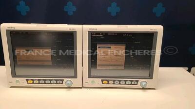 Lot of 2 x Mindray Patient Monitors IPM-9800 - YOM 2011 (Both power up)