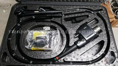 Pentax Colonoscope EC-3881FK Engineer's Report Optical System - No fault found - Channels No Fault Found - Angulation No fault Found - Bending Section No Fault Found - Insertion Tube no fault found - Light Transmission no fault found - Leak Check No Fault