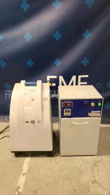 Lot of 1 x Linde Oxygen Concentrator Eurus YOM 2010 and 1 x Histo Line Rapid Forced Ventilated Dryer 3F (Both power up)