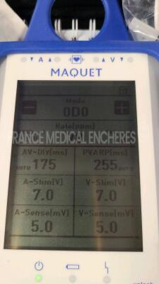 Lot of 3 Maquet External Pacemakers Pace T20 - YOM 2011/2011/2010 - w/ sensors (All power up) - 2