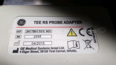 GE Probe 6Tc-RS - YOM 2014 - w/ TEE RS Probe Adapter - YOM 2015 - declared functional by the seller - 8