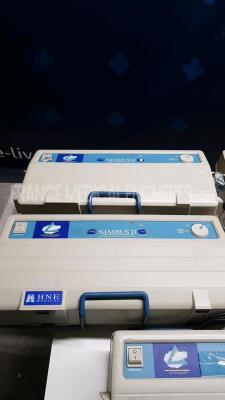 Lot of 8 x HNE Medical Mattress Pumps Nimbus II/ NB 2000/F (All power up) - 2