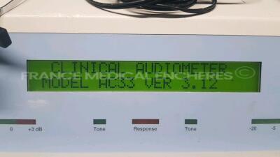 Interacoustics Audiometer AC33 - S/W 3.12 (Powers up) - 4