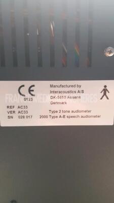 Interacoustics Audiometer AC33 - S/W 3.12 (Powers up) - 5