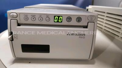 Siemens Ultrasound Sonoline Antares - YOM 2003 - S/W 3.5 w/ Siemens Probe VF13-5 - YOM 2004 and Siemens Probe VF10-5 - YOM 2004 and Siemens Probe CH4-1 - YOM 2006 and Mitsubishi Printer P91D (Powers up) - 7