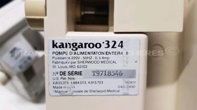 Lot of 13 x Kangaroo Feeding Pumps 224 and 2 x Colin Blood Pressure Monitors BP-8800 and 1 x Kangaroo Feeding Pump 324 and 1 x Fresenius Volumetric Pump Optima MS - S/W 02.1a - no power cables (All power up) - 17