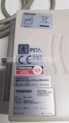 Toshiba Ultrasound Aplio 500 - YOM 2013 w/ Toshiba Probe PVT-661VT - YOM 2006 and Toshiba Probe PLT-1204BX - YOM 2013 and Toshiba Probe PLT-1005BT - YOM 2013 and Toshiba Probe 375BT - YOM 2018 (Powers up) - 10