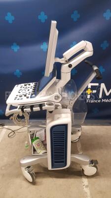 GE Ultrasound Vivid S60 v202CH - YOM 2018 - S/W 20.21.4 - in excellent condition - tested and controlled by GE Healthcare – ready for clinical use - Options - Vivid S60 - Contraste VG - View X - AFI - Tissue Tracking w/ NEW GE Probe 3Sc-RS and ECG Leads - 2