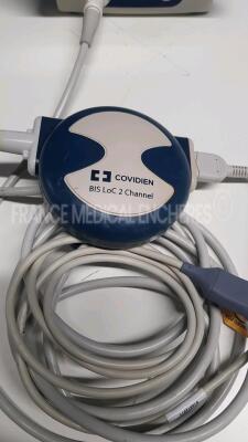 Covidien Patient Monitor Bis -YOM 2013 - S/W 3.22 - w/ Bis LOC 2 Channel (Powers up) - 3