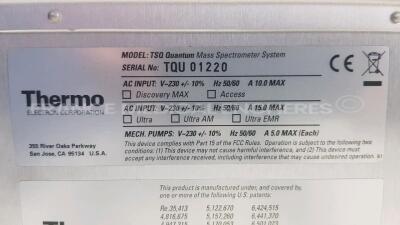 Thermo Mass Spectrometer System TSQ Quantum (Powers up) - 8