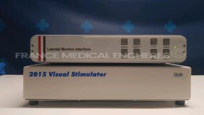 Lot of 1x Nicolet Visual Stimulator 2015 Visual Stim - YOM 2014 and 1x Laerdal Monitor Interface (Both power up)