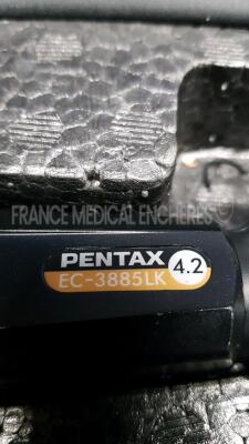 Pentax Colonoscope EC-3885LK - Engineer's report : Optical system no fault found ,Angulation no fault found , Insertion tube no fault found , Light transmission no fault found , Channels no fault found, Leak no leak - 3