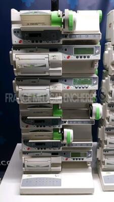 Lot of 7 x Fresenius Syringe Pumps Module DPD Orchestra IEC and 11 x Fresenius Syringe Pumps Module MVP MS IEC and 3 x Fresenius Base A Orchestra - Untested - 2