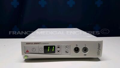 Stryker Ablation System Serfas Energy RF Generator - no power cable (Powers up)