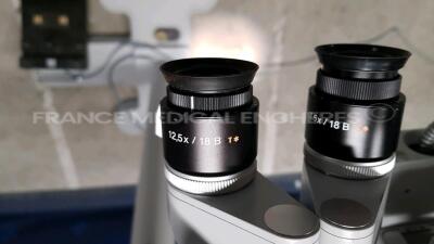 Carl Zeiss Microscope S5 OPMI MDO - w/ Dual Binoculars 12.5x and Remote Control (Powers up) - 4