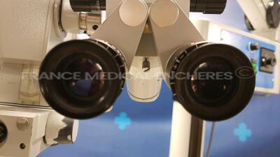 Carl Zeiss Microscope S5 OPMI MDO - w/ Dual Binoculars 12.5x and Remote Control (Powers up) - 7