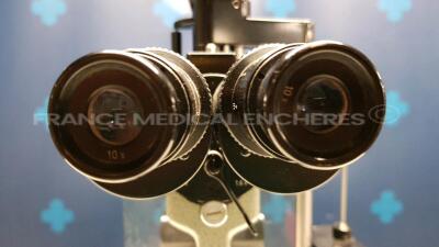 Haag Streit Bern Slit Lamp B 90018441- w/ Binoculars 10x - 4