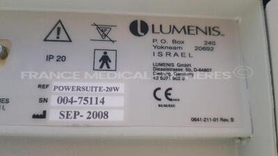 Lumenis Laser VersaPulse PowerSuite Holmium 20W - YOM 2008 - w/ 2 x Lumenis Safety Glasses and 1 x Key and 1 x Single Footswitch (Powers up) - 11