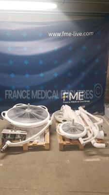 ALM Double Dome Operating Light Energix 4000 DF/INT / 8000 T untested