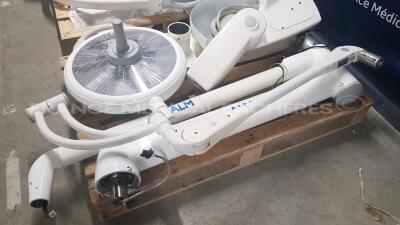 ALM Double Dome Operating Light Energix 4000 DF/INT / 8000 T untested - 7